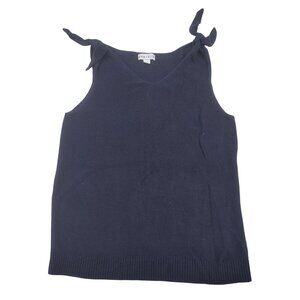 Ava & Viv Navy Blue Tank Top / Vest Sweater Plus Size 1X/XL Excellent Condition